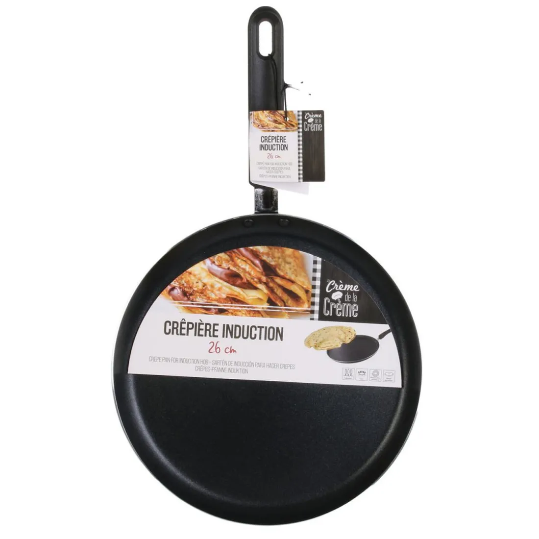 Creperie induction noire 26cm FORD