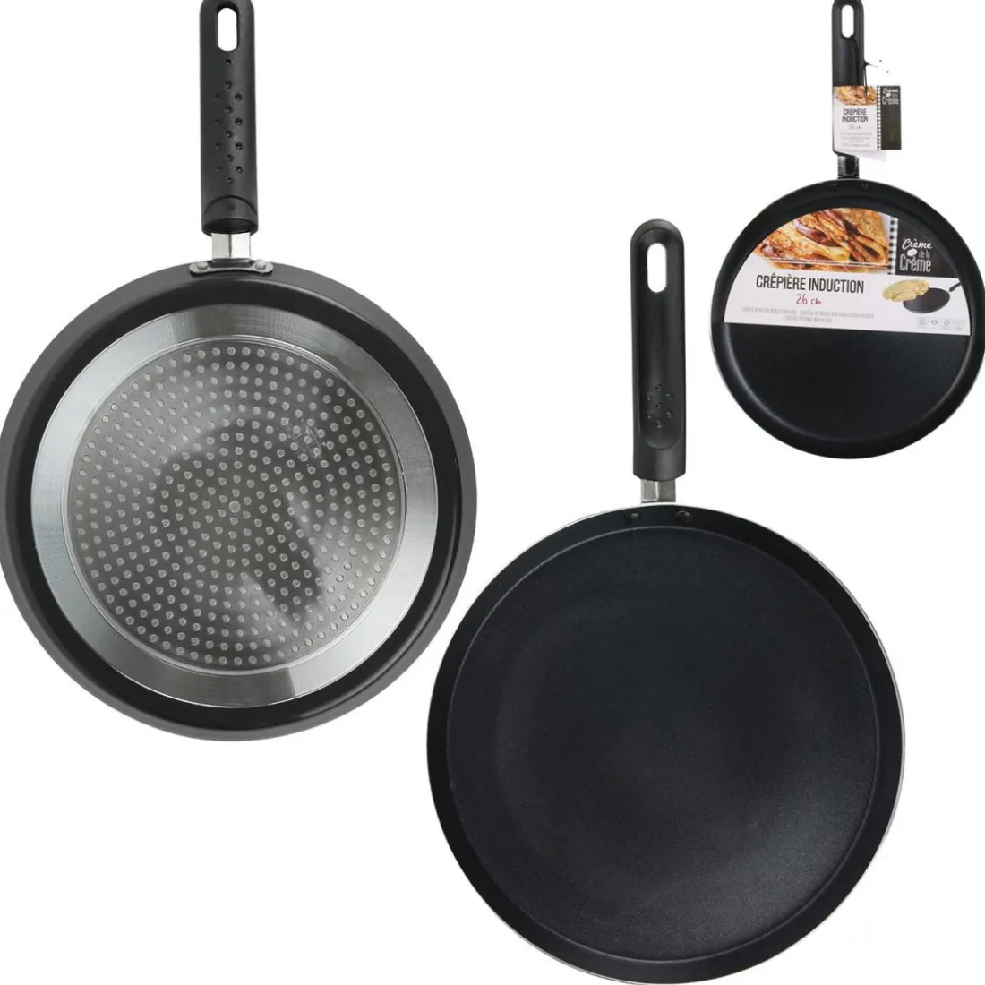 Creperie induction noire 26cm FORD