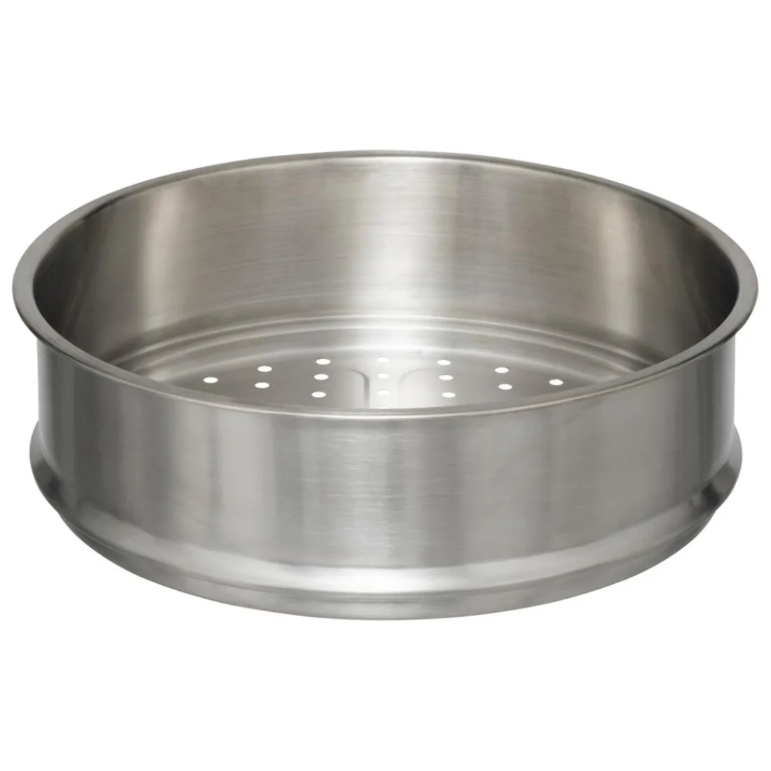 Cuiseur vapeur fonte d'aluminium gris