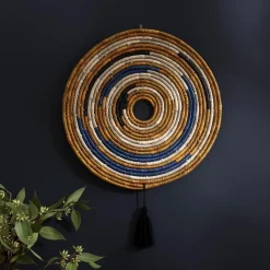 Déco murale cercle tricolore Chelette