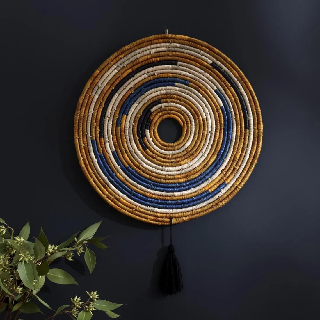 Déco murale cercle tricolore Chelette