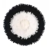 Décor Mural JUJU Plume 70X70X10 Noir et Blanc