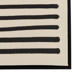 Décoration murale A lignes abstraites, cadre noir HOMER