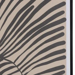 Décoration murale B en papier japonais, cadre noir HOMER