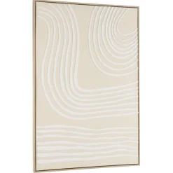 Décoration murale C lignes abstraites, cadre naturel HOMER