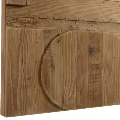 Décoration murale D formes géométriques en Pin recyclé SANDY Marron