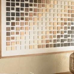 Décoration murale dégradé de mosaïque en Pin recyclé SANDY Multicolore