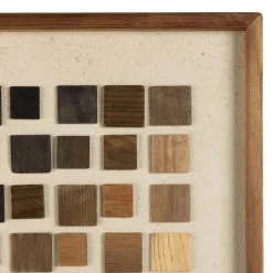 Décoration murale dégradé de mosaïque en Pin recyclé SANDY Multicolore