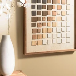 Décoration murale dégradé de mosaïque en Pin recyclé SANDY Multicolore