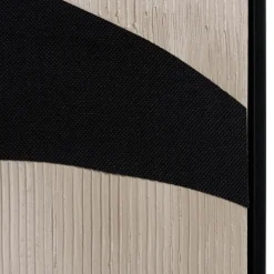 Décoration murale formes abstraites n°1, cadre noir HOMER