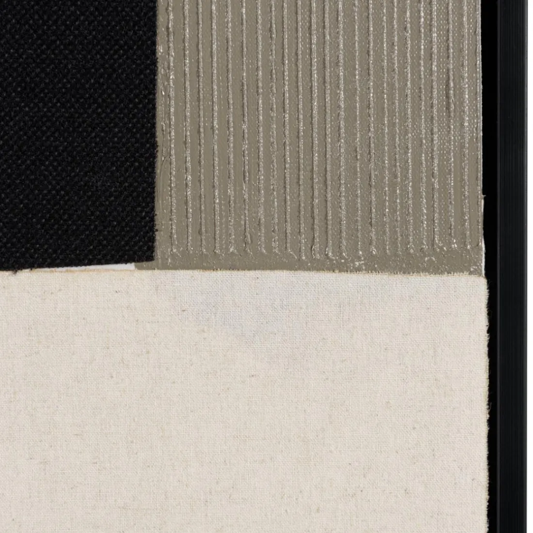 Décoration murale formes abstraites n°2, cadre noir HOMER