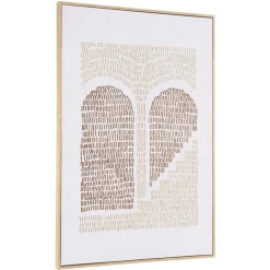 Décoration murale formes abstraites n°2, cadre naturel HOMER