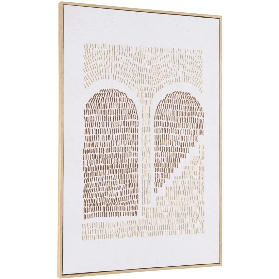 Décoration murale formes abstraites n°2, cadre naturel HOMER