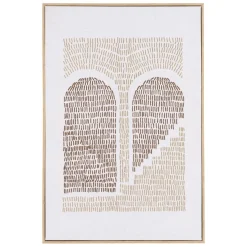 Décoration murale formes abstraites n°2, cadre naturel HOMER