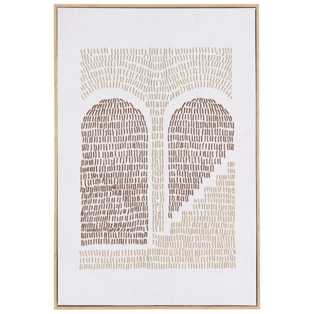 Décoration murale formes abstraites n°2, cadre naturel HOMER