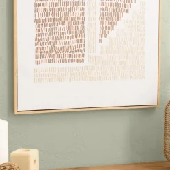 Décoration murale formes abstraites n°2, cadre naturel HOMER