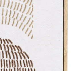 Décoration murale formes abstraites n°2, cadre naturel HOMER