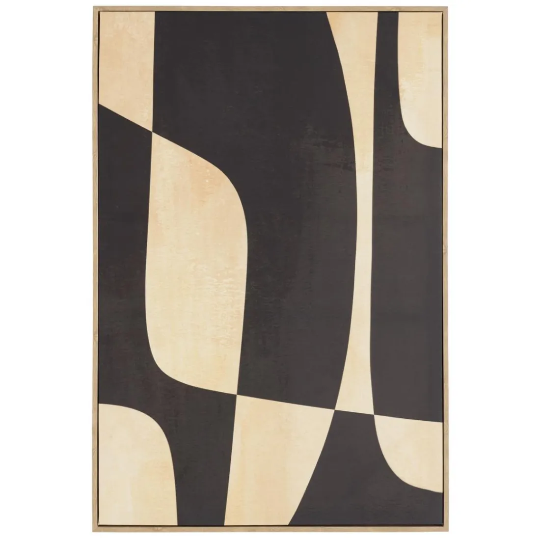 Décoration murale imprimés abstraits, cadre naturel HOMER