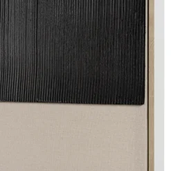 Décoration murale mix matières, cadre bicolore HOMER