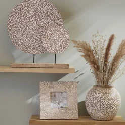 Deco a poser Beige Bois de manguier FACTORY -2 pièces