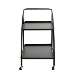 Desserte à roulettes 2 étagères