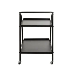 Desserte à roulettes 2 étagères