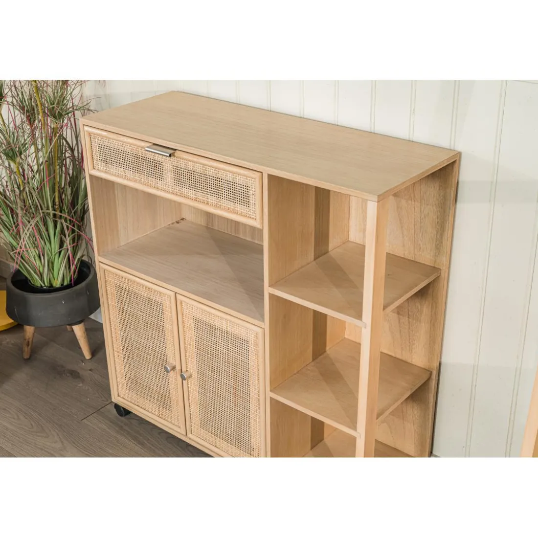 Desserte Chariot Bois Massif