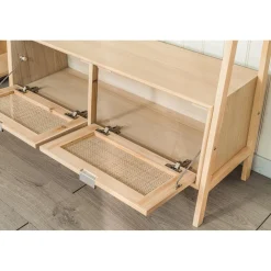 Desserte Chariot Bois Massif