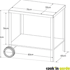 Desserte de jardin MEDIA 75