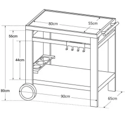 Desserte de jardin MEDIA 80