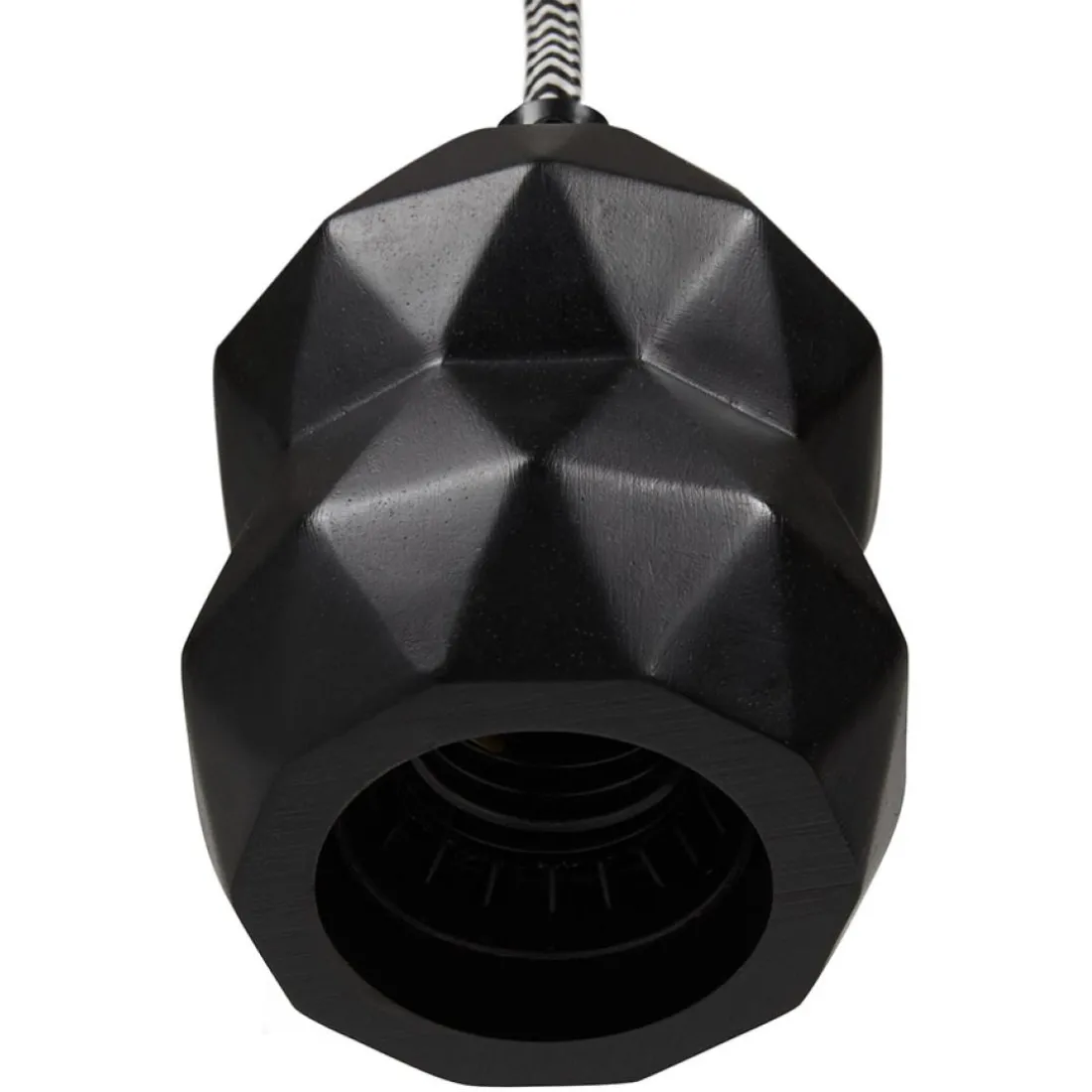 Douille design 'SOKET' noire
