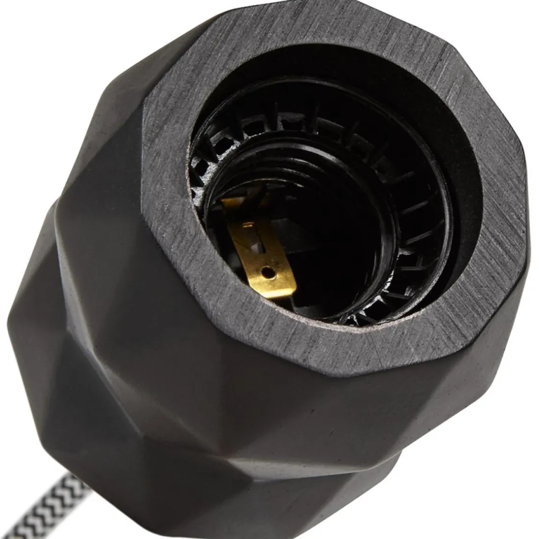 Douille design 'SOKET' noire