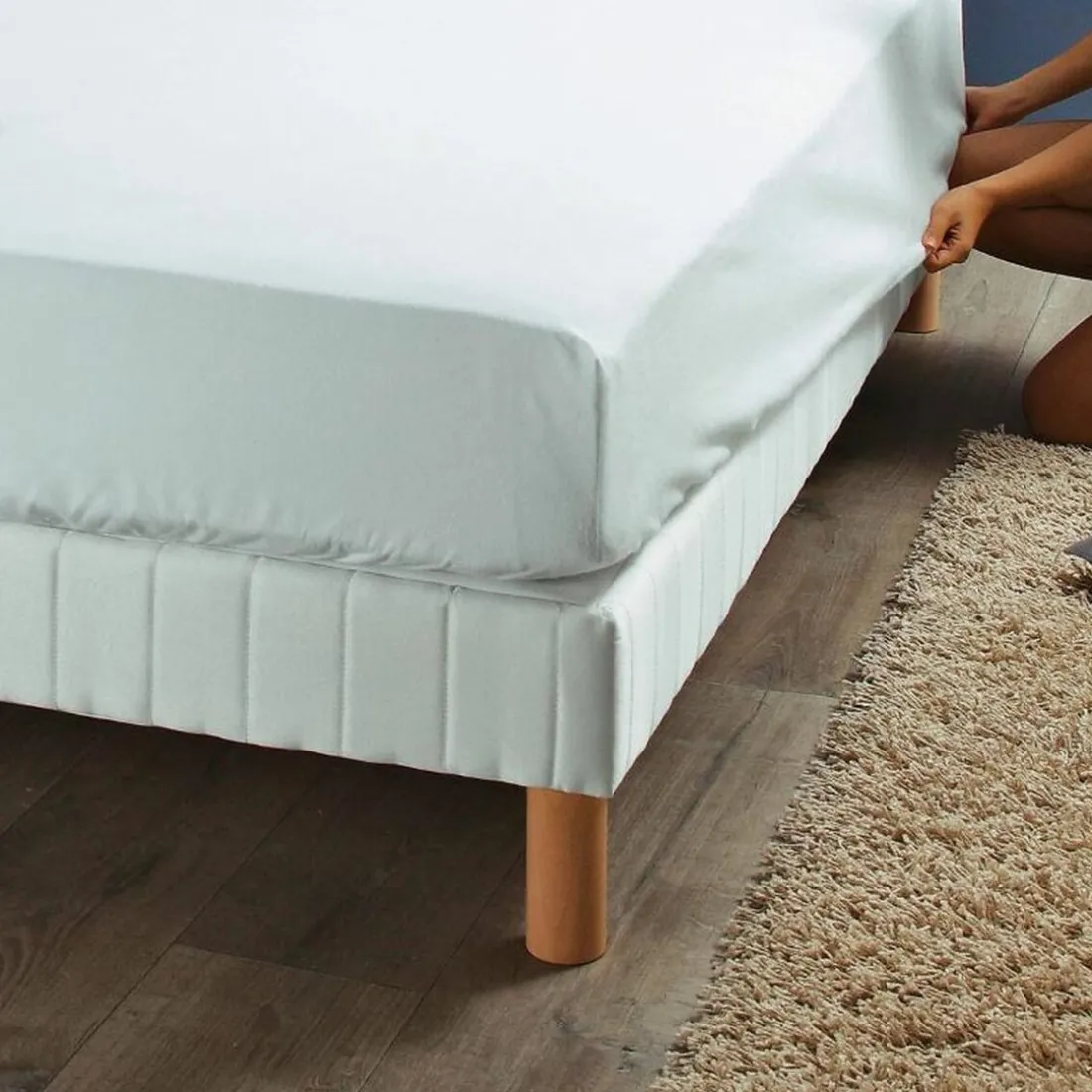 Drap housse ALICANTE protection anti punaises de lit