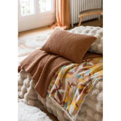 Edredon imprimé Alina Dragée 85 x 200