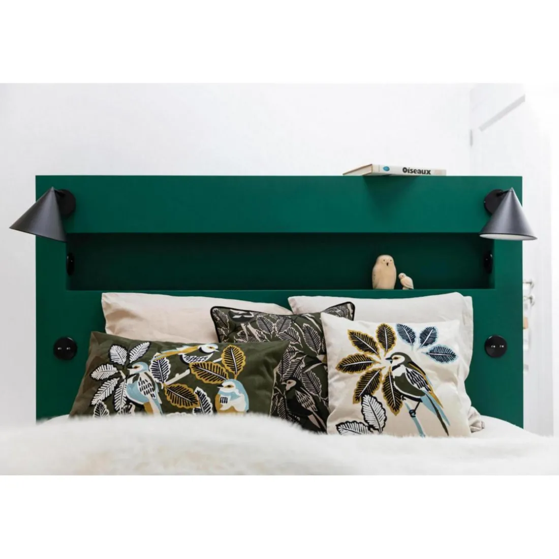 Edredon recyclé Nolan Neige 85 x 200