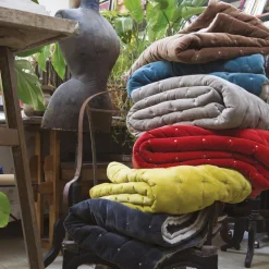 Edredon Uni Elise Vert de Gris 160 X 160