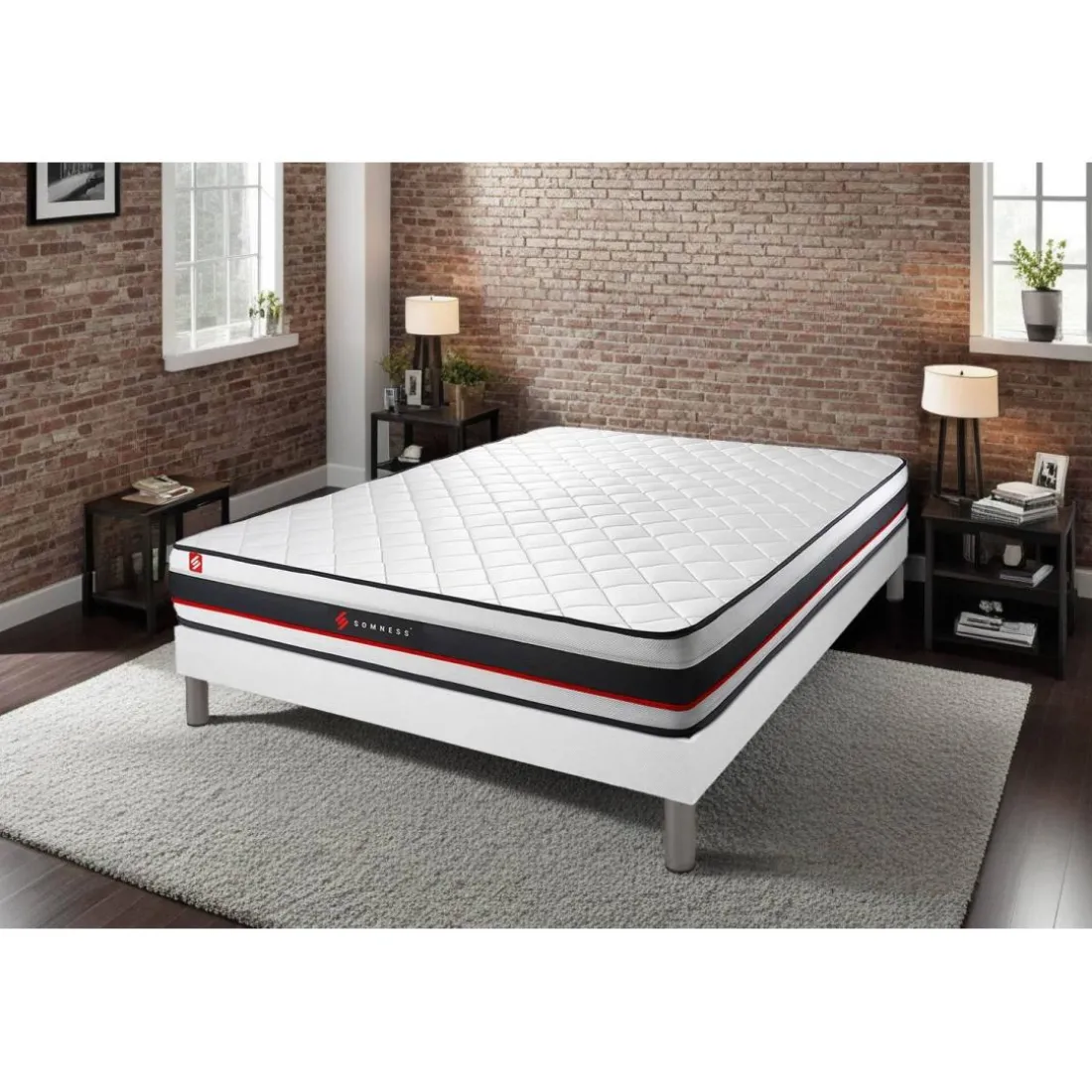 Ensemble double sommier matelas FORM