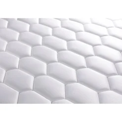 Ensemble double sommier matelas BOOST ressorts ensaches et memoire de forme