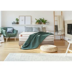 Ensemble LE DOUILLET Memoire de forme BioVisco Maxi epaisseur sommier Beige