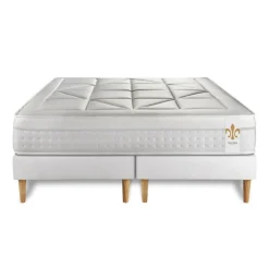 Ensemble Le Vingt-Huit double sommiers Blanc