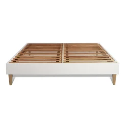 Ensemble matelas ACTIVE sommier kit blanc