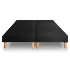 Ensemble Privilège Memoire de forme 5 zones double sommier noir