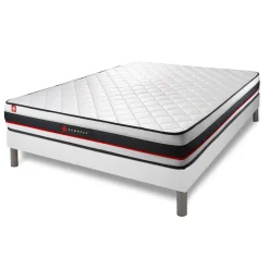 Ensemble sommier matelas FORM Blanc