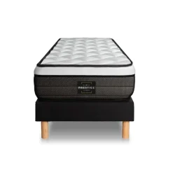 Ensemble Suite Ressorts ensaches, memoire de forme 5 zones sommier noir