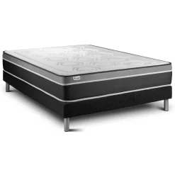 Ensemble VITAL CARE sommier Kit noir