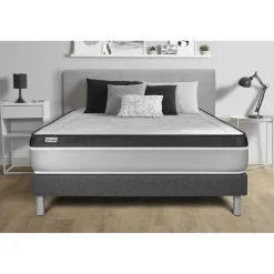 Ensemble VITAL ERGO sommier Kit gris