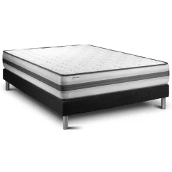 Ensemble VITALPOWER RECOVER sommier Kit noir