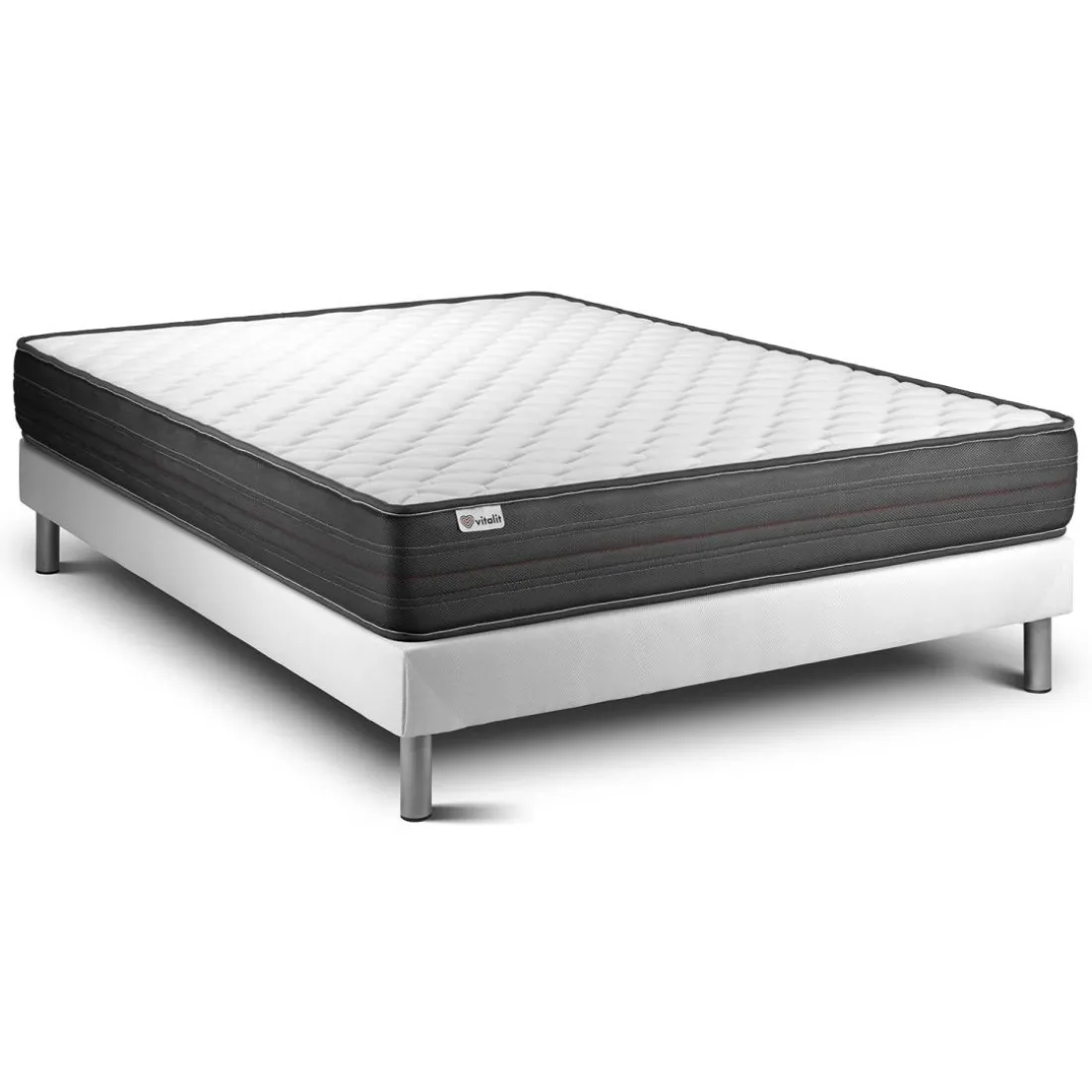 Ensemble VITALPOWER sommier Kit blanc