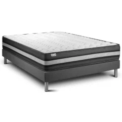 Ensemble VITALPOWER ZEN sommier Kit gris