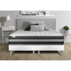 Ensembles matelas sommiers VITALSPRING ZEN blanc
